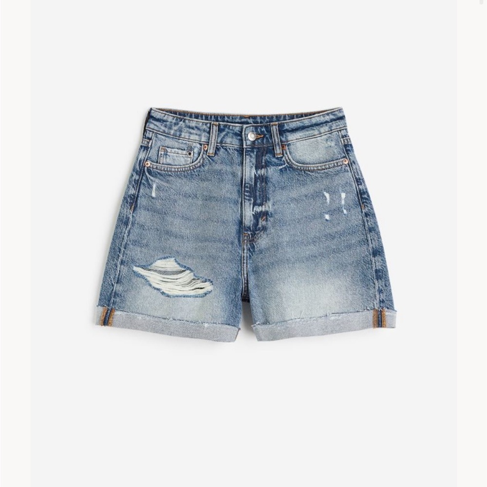 Mom Comfort Ultra High Denim Shorts